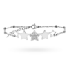 Bracciale con stelline 1 con punti luce Incisione Personalizzata