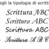 L'Arte di Incidere- Tipologia di scrittura