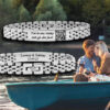 Bracciale jubilee per uomo con incisione personalizzata 1 dedica e QR Code